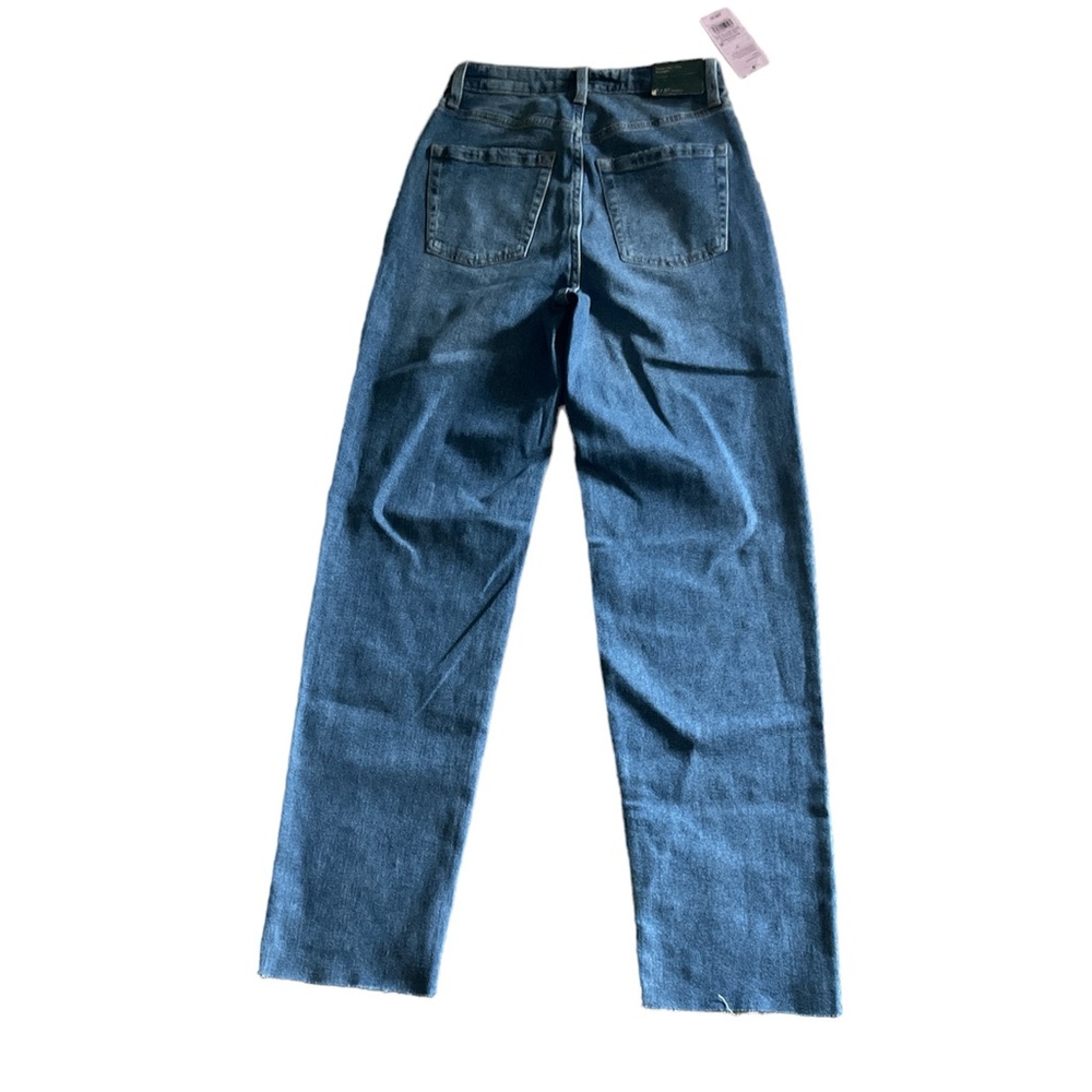 Wild fable, super high ride, straight denim, jeans with gems detail size 0 - Picture 2 of 2